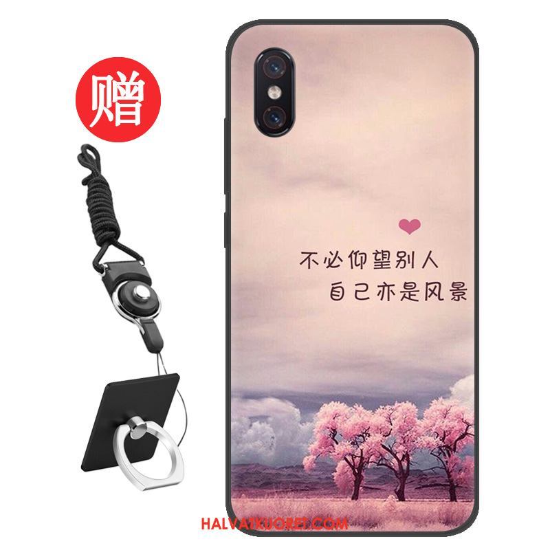 Xiaomi Mi 8 Pro Kuoret Karkaisu Punainen Persoonallisuus, Xiaomi Mi 8 Pro Kuori Pieni Beige