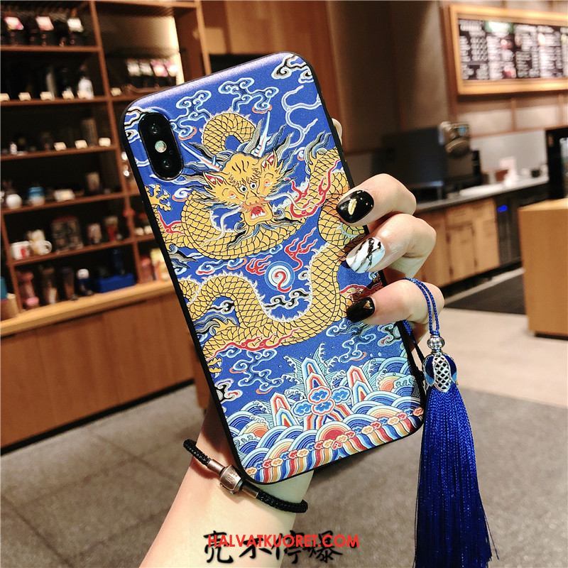 Xiaomi Mi 8 Pro Kuoret Kohokuviointi Palatsi Puhelimen, Xiaomi Mi 8 Pro Kuori Punainen