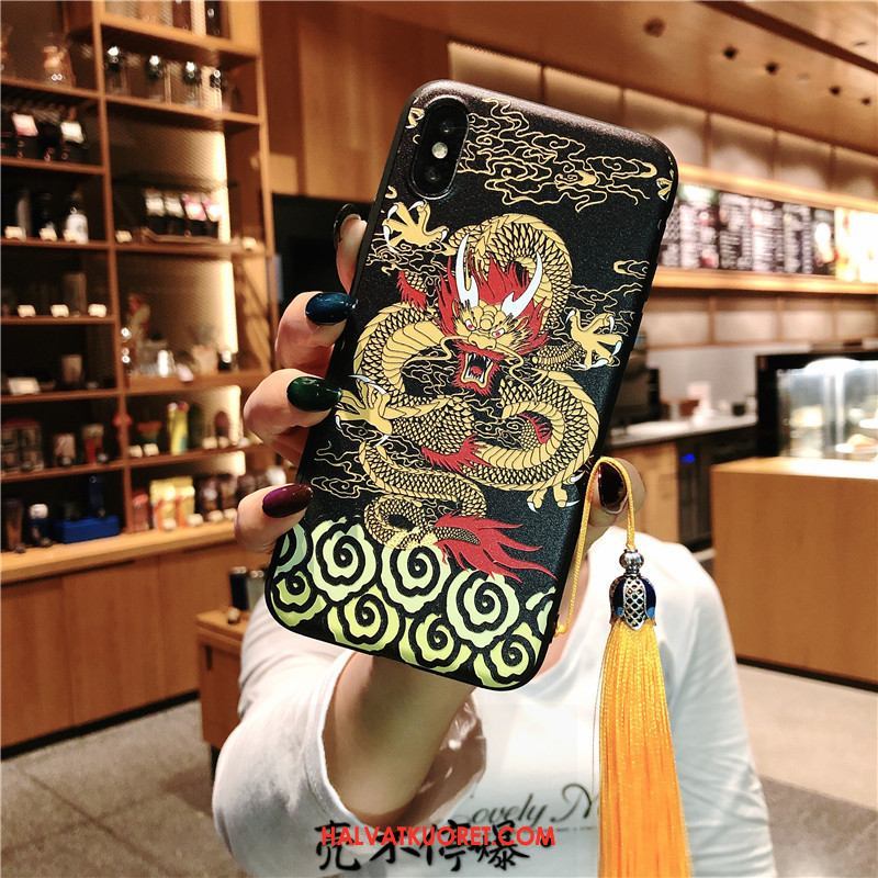 Xiaomi Mi 8 Pro Kuoret Kohokuviointi Palatsi Puhelimen, Xiaomi Mi 8 Pro Kuori Punainen