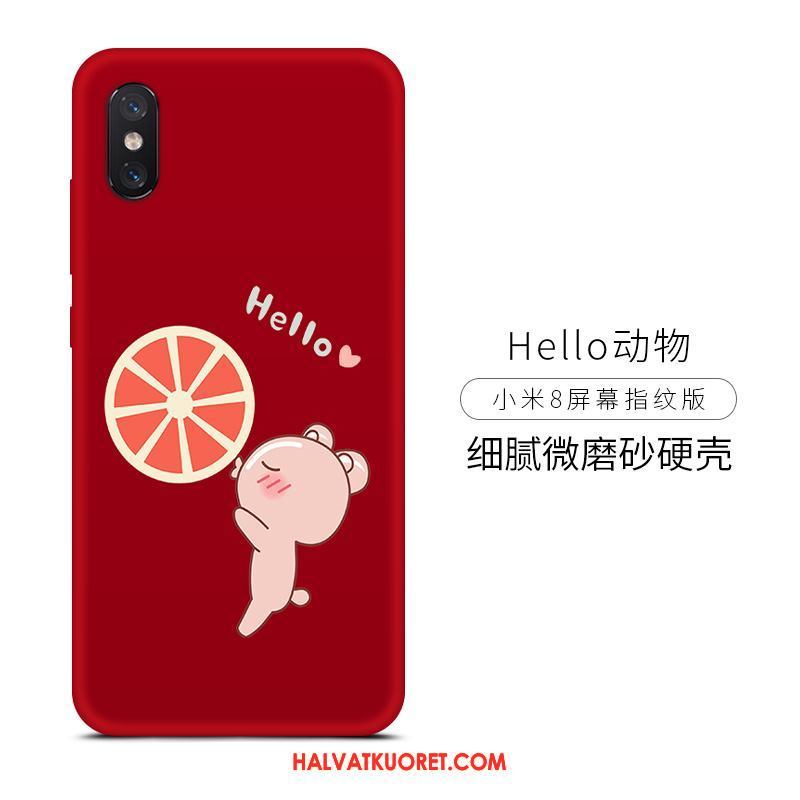 Xiaomi Mi 8 Pro Kuoret Maalaus Yksinkertainen Murtumaton, Xiaomi Mi 8 Pro Kuori Nuoret Beige