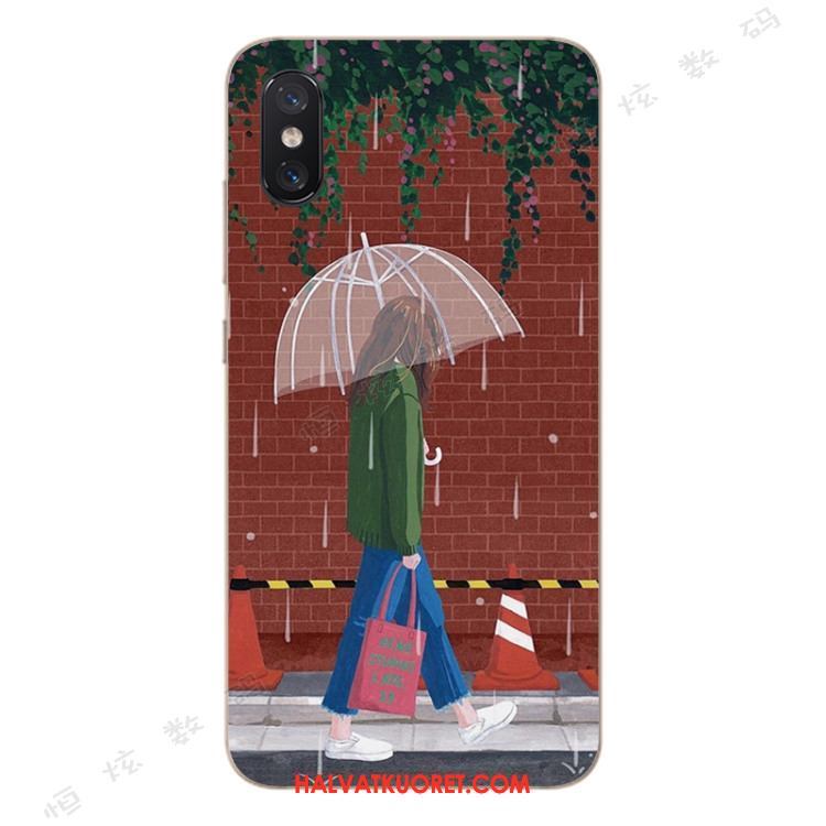 Xiaomi Mi 8 Pro Kuoret Nuoret All Inclusive Murtumaton, Xiaomi Mi 8 Pro Kuori Suojaus Punainen Beige
