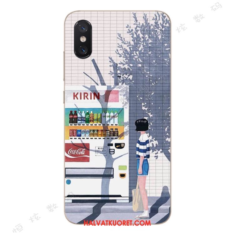 Xiaomi Mi 8 Pro Kuoret Nuoret All Inclusive Murtumaton, Xiaomi Mi 8 Pro Kuori Suojaus Punainen Beige