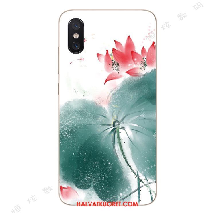 Xiaomi Mi 8 Pro Kuoret Silikoni Nuoret Kukkakuvio, Xiaomi Mi 8 Pro Kuori Puhelimen All Inclusive Beige