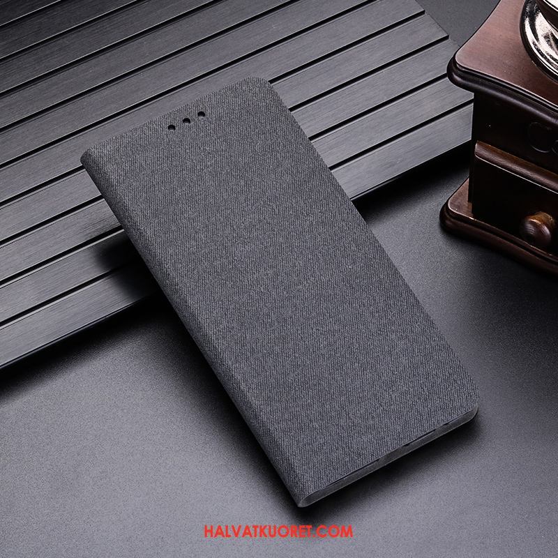 Xiaomi Mi 8 Pro Kuoret Suojaus Harmaa Murtumaton, Xiaomi Mi 8 Pro Kuori Nahkakotelo Simpukka