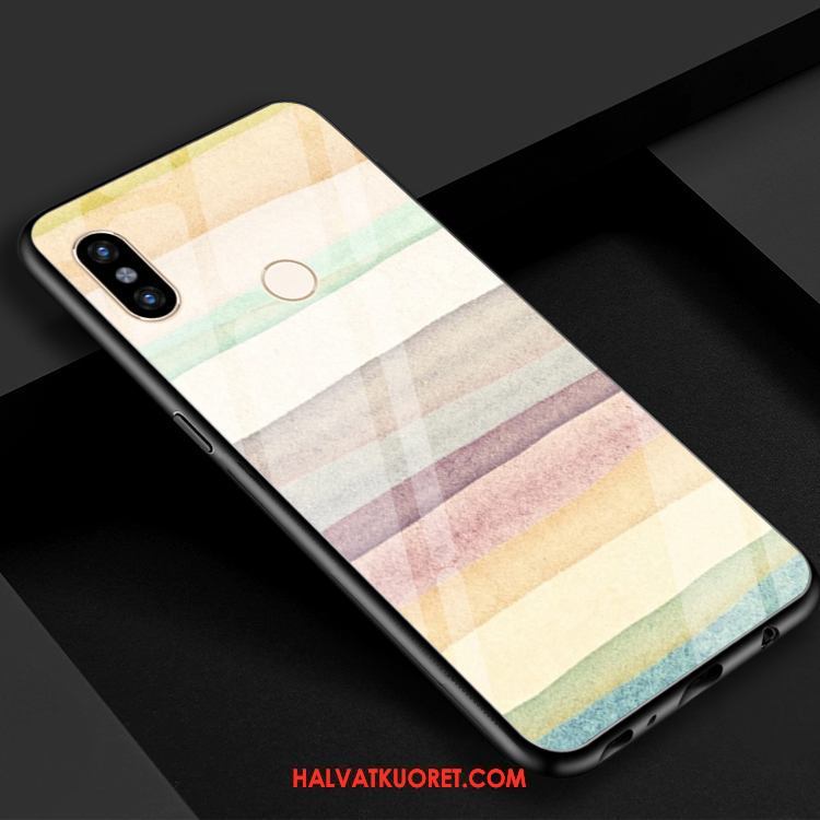 Xiaomi Mi 8 Se Kuoret Keltainen Peili Punainen, Xiaomi Mi 8 Se Kuori Kaltevuus Väri Beige