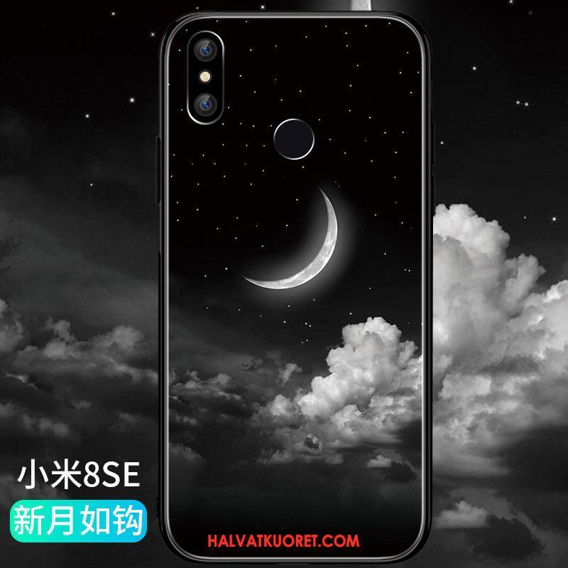 Xiaomi Mi 8 Se Kuoret Lasi Silikoni Muistoksi, Xiaomi Mi 8 Se Kuori Pieni Beige