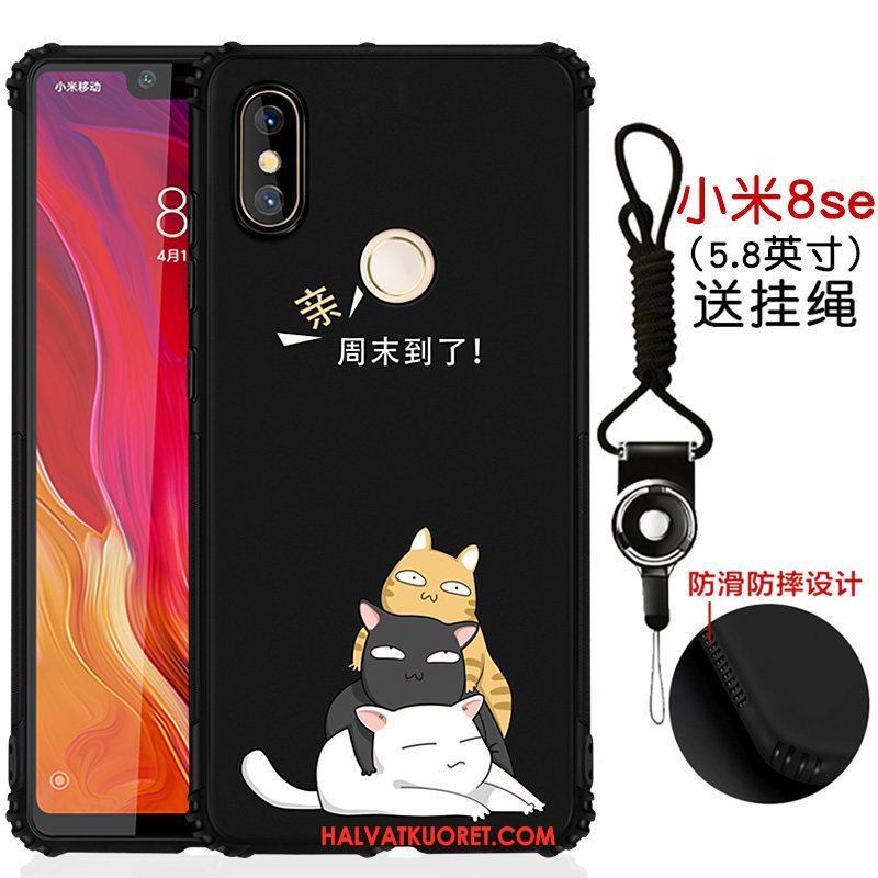 Xiaomi Mi 8 Se Kuoret Luova All Inclusive Ultra, Xiaomi Mi 8 Se Kuori Persoonallisuus Sarjakuva Beige