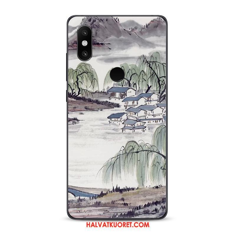 Xiaomi Mi 8 Se Kuoret Pehmeä Neste Kotelo Taide, Xiaomi Mi 8 Se Kuori Pieni Vihreä Beige