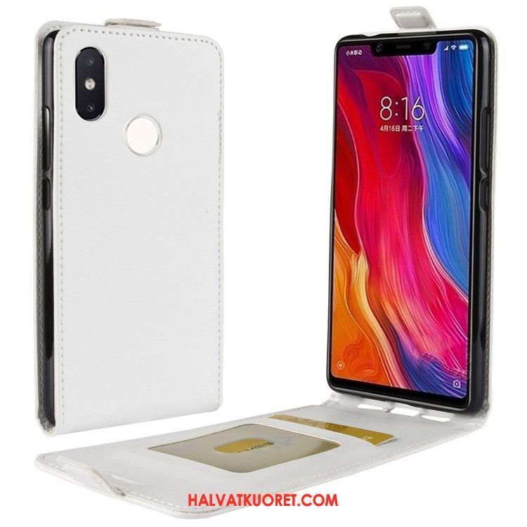 Xiaomi Mi 8 Se Kuoret Pieni Musta, Xiaomi Mi 8 Se Kuori Puhelimen Nahkakotelo Beige