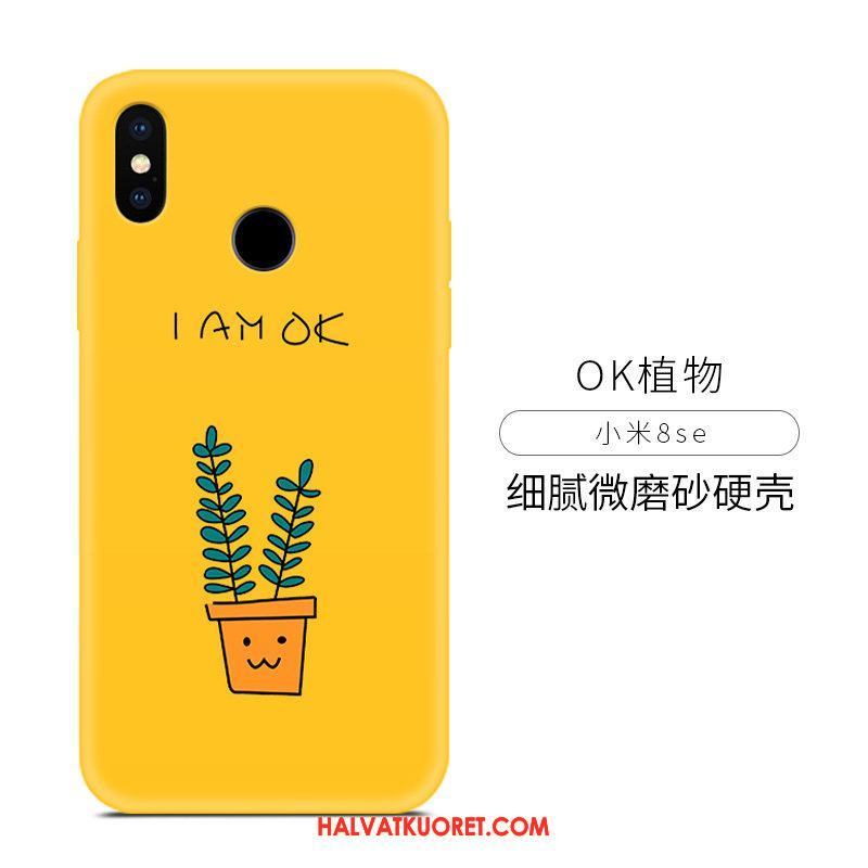 Xiaomi Mi 8 Se Kuoret Puhelimen Sarjakuva Murtumaton, Xiaomi Mi 8 Se Kuori Rakastunut Maalaus Beige