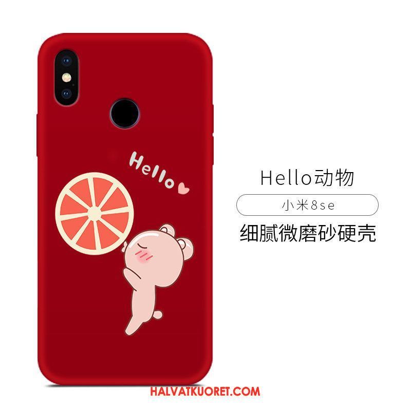 Xiaomi Mi 8 Se Kuoret Puhelimen Sarjakuva Murtumaton, Xiaomi Mi 8 Se Kuori Rakastunut Maalaus Beige