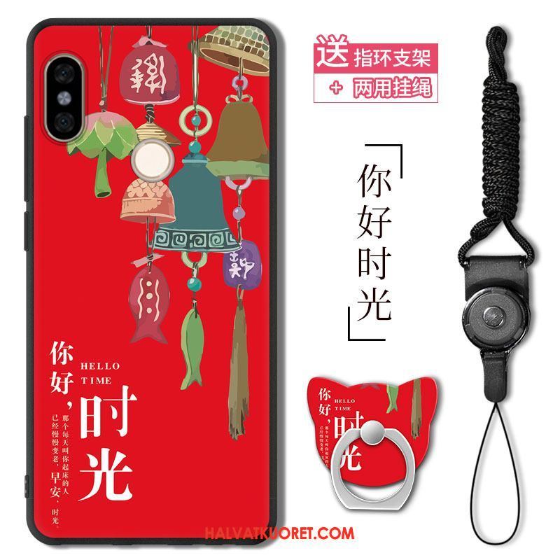 Xiaomi Mi 8 Se Kuoret Rakastunut Ulotteinen Strassi, Xiaomi Mi 8 Se Kuori Taide Punainen Beige