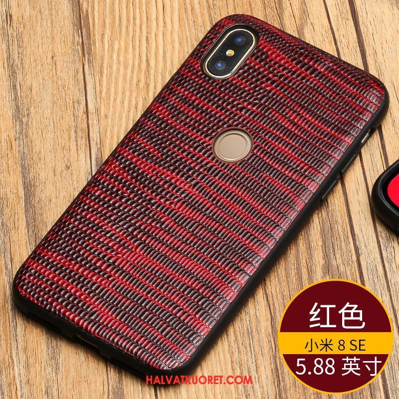 Xiaomi Mi 8 Se Kuoret Takakansi All Inclusive Pieni, Xiaomi Mi 8 Se Kuori Puhelimen Tummansininen Beige