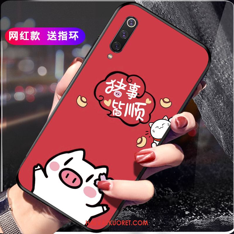 Xiaomi Mi 9 Kuoret Net Red Silikoni Puhelimen, Xiaomi Mi 9 Kuori Murtumaton Jauhe Beige