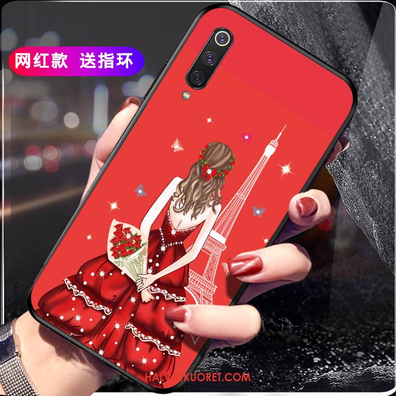 Xiaomi Mi 9 Kuoret Net Red Silikoni Puhelimen, Xiaomi Mi 9 Kuori Murtumaton Jauhe Beige