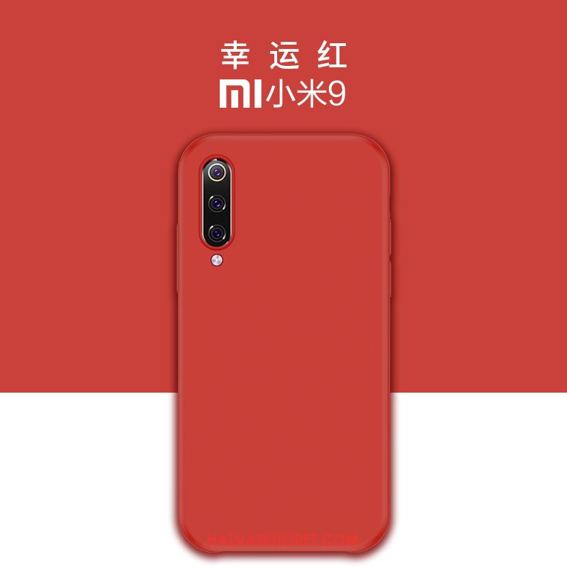 Xiaomi Mi 9 Kuoret Puhelimen Murtumaton Yksinkertainen, Xiaomi Mi 9 Kuori Punainen Beige