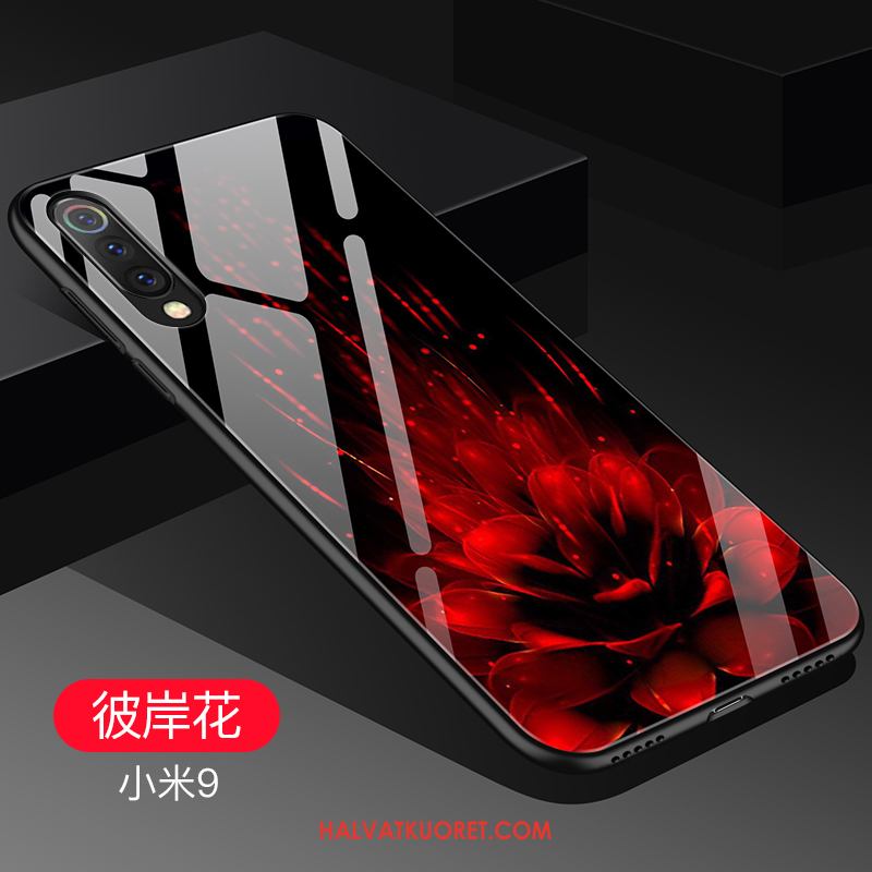 Xiaomi Mi 9 Kuoret Silikoni Kotelo Net Red, Xiaomi Mi 9 Kuori Musta Beige