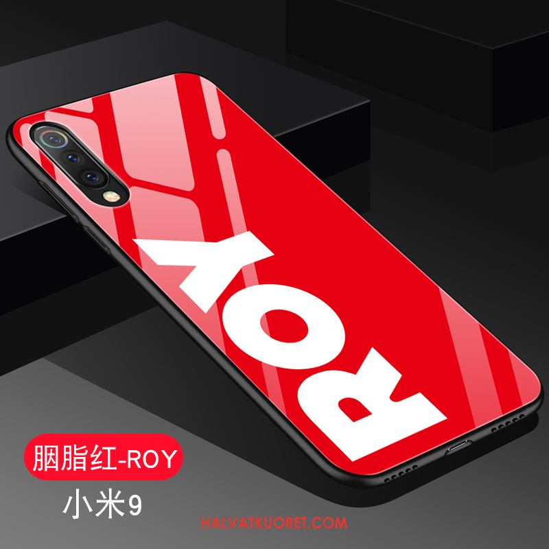 Xiaomi Mi 9 Kuoret Silikoni Kotelo Net Red, Xiaomi Mi 9 Kuori Musta Beige