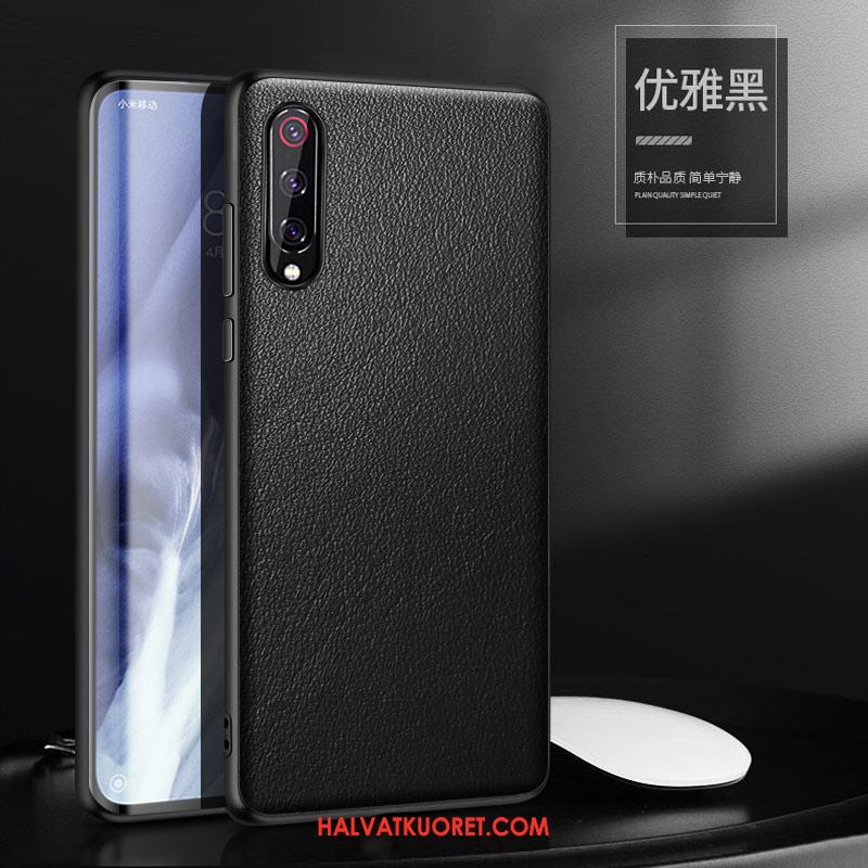 Xiaomi Mi 9 Lite Kuoret Kotelo Pieni Liiketoiminta, Xiaomi Mi 9 Lite Kuori Puhelimen Aito Nahka Beige