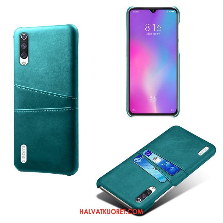 Xiaomi Mi 9 Lite Kuoret Persoonallisuus Nuoret Kortti, Xiaomi Mi 9 Lite Kuori Kukkakuvio Beige