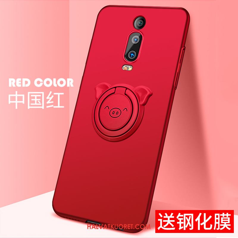 Xiaomi Mi 9t Kuoret Kotelo Kova Pesty Suede, Xiaomi Mi 9t Kuori Suojaus Tuki Beige