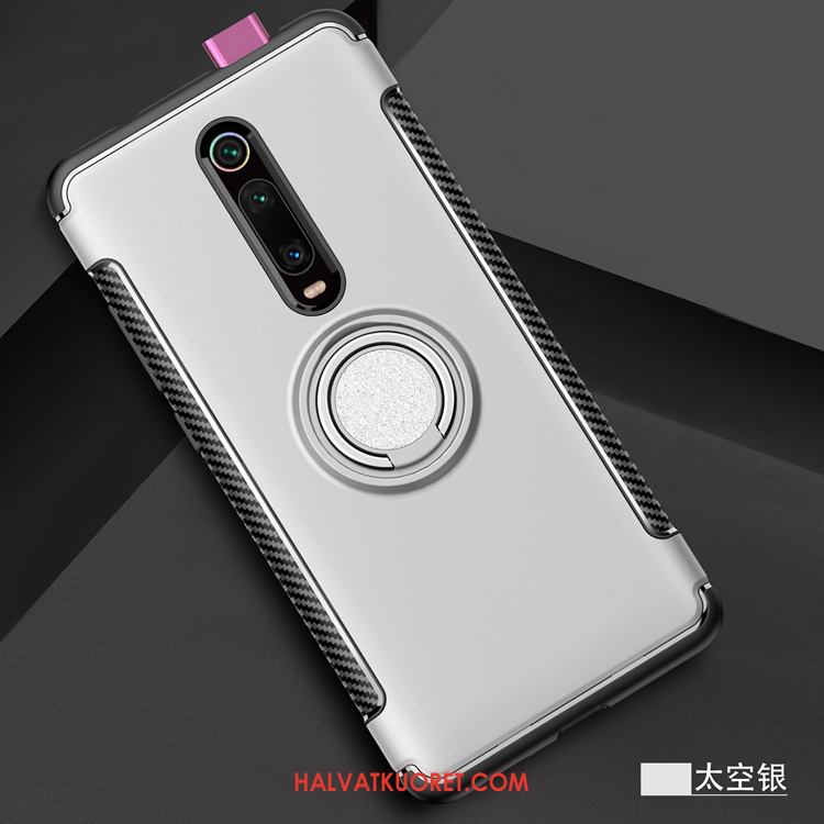 Xiaomi Mi 9t Kuoret Kotelo Ripustettavat Koristeet Hopea, Xiaomi Mi 9t Kuori Murtumaton Tuki Beige