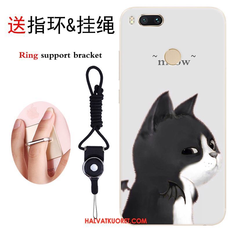 Xiaomi Mi A1 Kuoret Ihana Silikoni Pieni, Xiaomi Mi A1 Kuori Musta Pehmeä Neste Beige