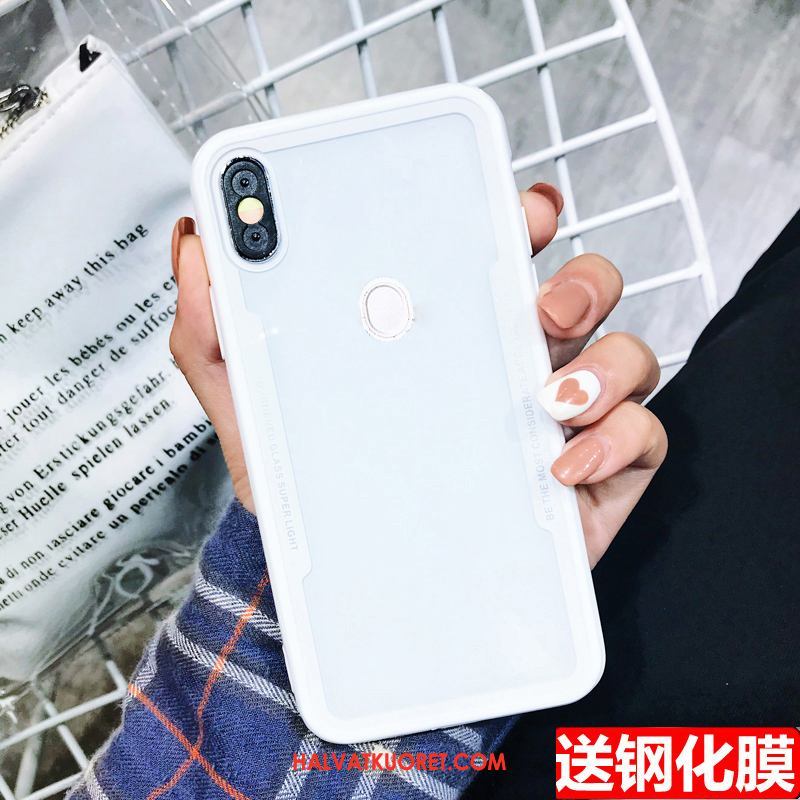 Xiaomi Mi A2 Kuoret Kova Kotelo Ohut, Xiaomi Mi A2 Kuori Näytönsuojus Musta Beige