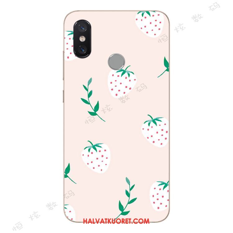 Xiaomi Mi A2 Kuoret Luova All Inclusive Musta, Xiaomi Mi A2 Kuori Puhelimen Mansikka Beige