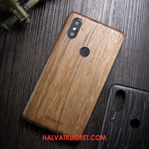 Xiaomi Mi A2 Kuoret Massiivipuu Tide-brändi, Xiaomi Mi A2 Kuori All Inclusive Murtumaton Braun Beige