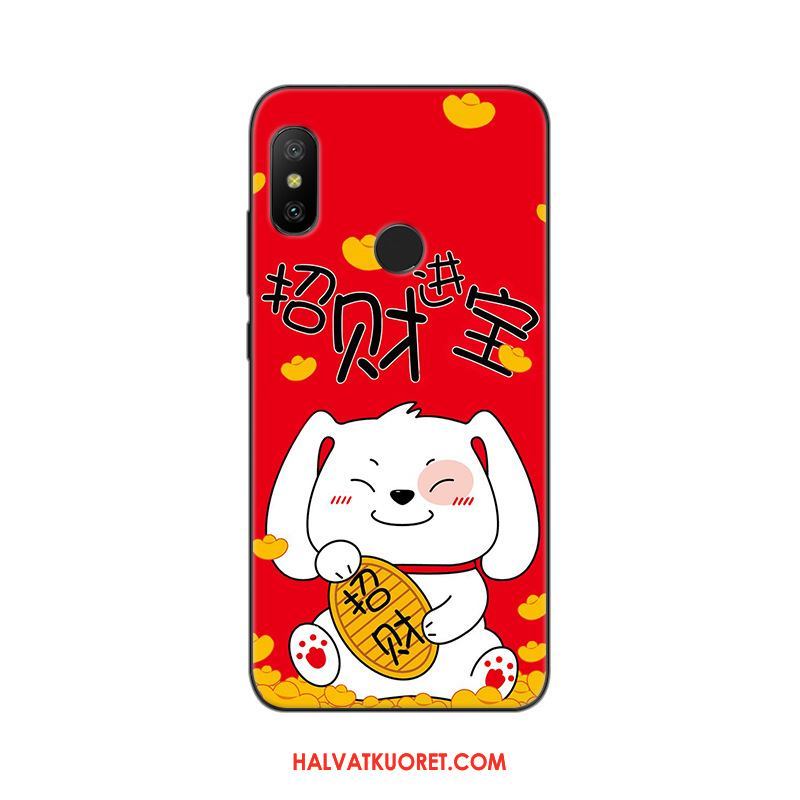 Xiaomi Mi A2 Kuoret Musta Pehmeä Neste Maalaus, Xiaomi Mi A2 Kuori Murtumaton Puhelimen Beige