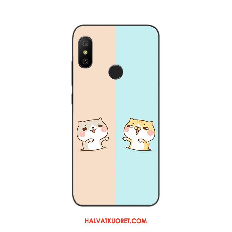 Xiaomi Mi A2 Kuoret Musta Pehmeä Neste Maalaus, Xiaomi Mi A2 Kuori Murtumaton Puhelimen Beige