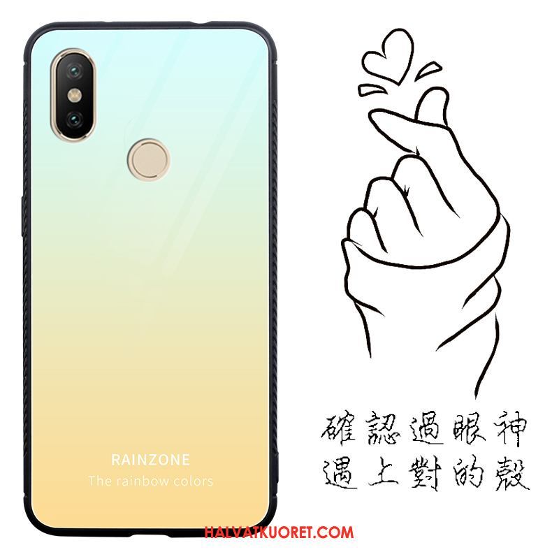 Xiaomi Mi A2 Kuoret Pieni Puhelimen, Xiaomi Mi A2 Kuori Lasi Murtumaton Beige