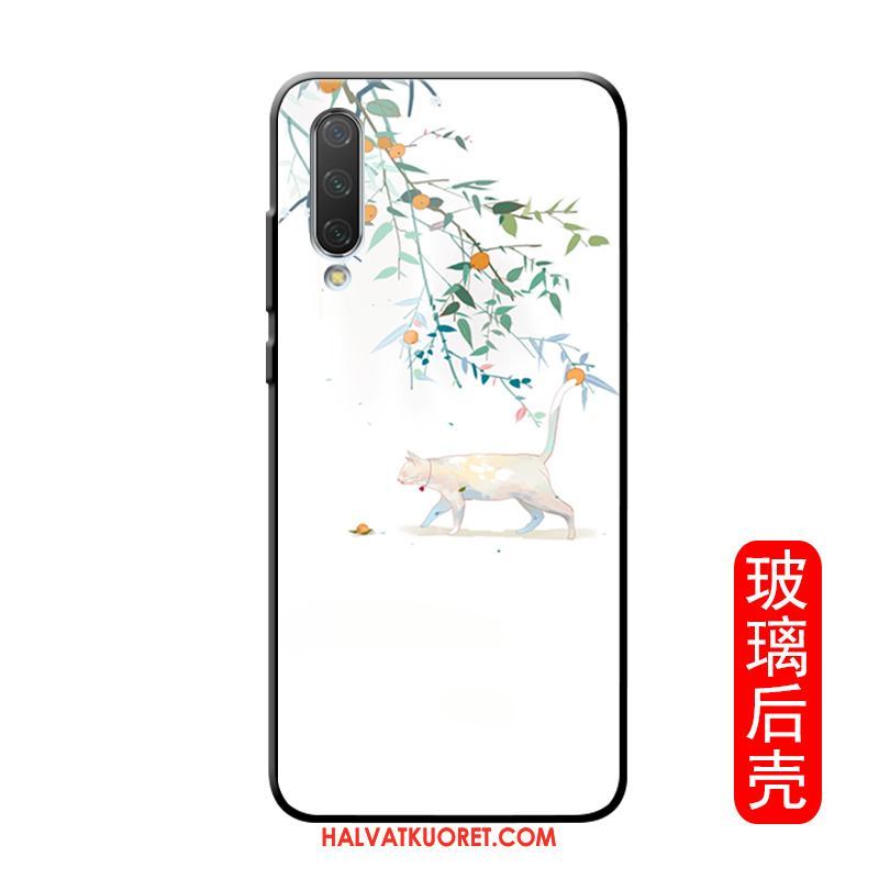 Xiaomi Mi A3 Kuoret Persoonallisuus Suojaus Luova, Xiaomi Mi A3 Kuori Kissa Peili Beige