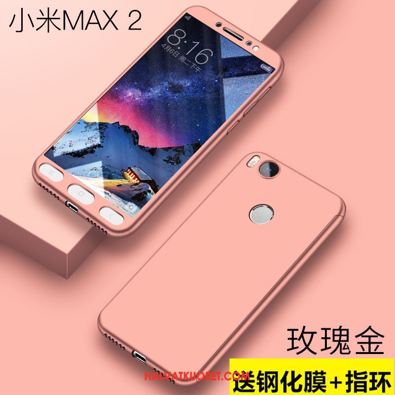 Xiaomi Mi Max 2 Kuoret Pesty Suede Suojaus, Xiaomi Mi Max 2 Kuori All Inclusive Pieni Beige