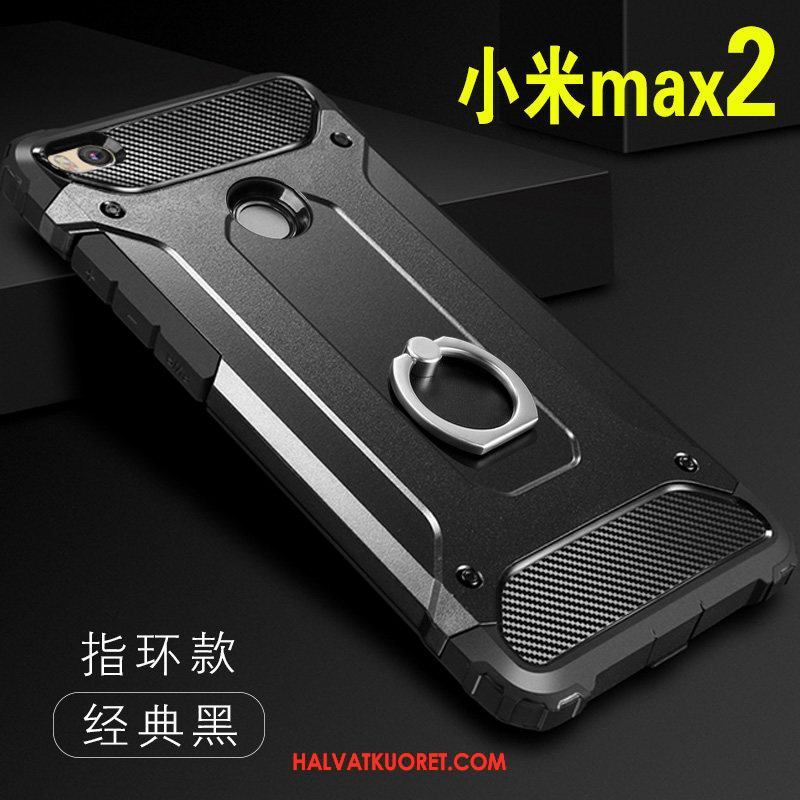Xiaomi Mi Max 2 Kuoret Suupaltti Pieni Silikoni, Xiaomi Mi Max 2 Kuori Karkaisu Rengas Beige