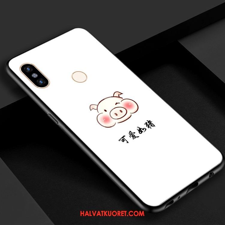 Xiaomi Mi Max 3 Kuoret Jauhe Sarjakuva, Xiaomi Mi Max 3 Kuori Punainen Lasi Beige