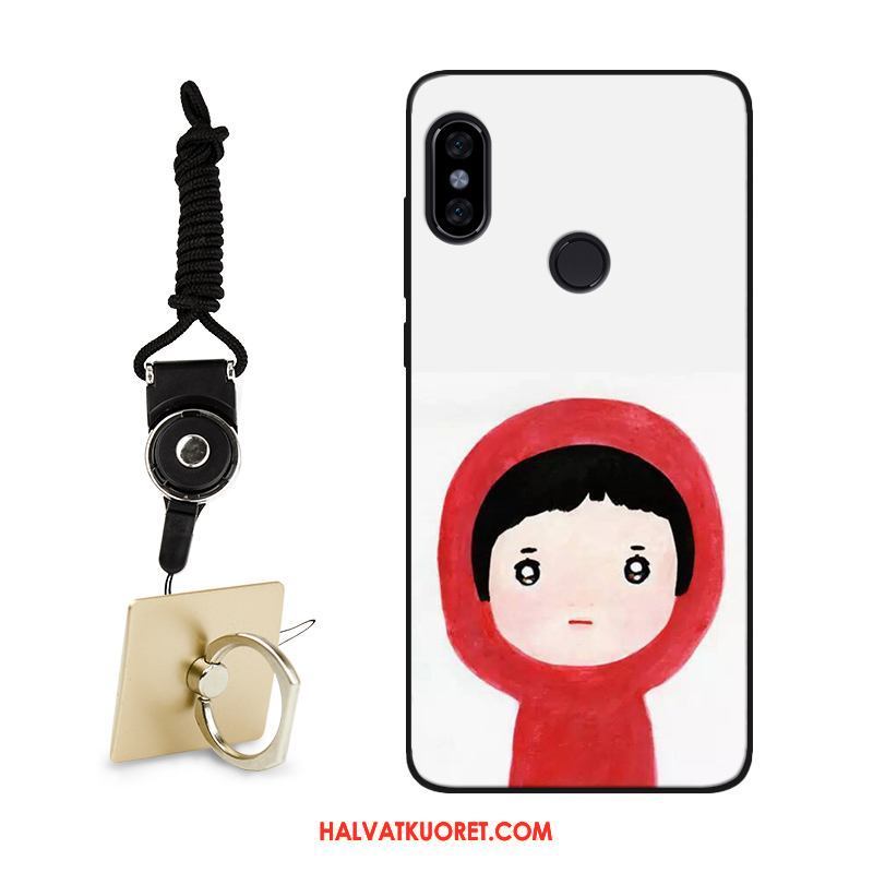 Xiaomi Mi Max 3 Kuoret Kotelo Sininen Pehmeä Neste, Xiaomi Mi Max 3 Kuori Pieni Punainen Beige