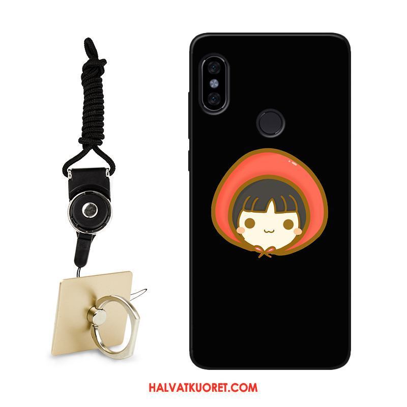 Xiaomi Mi Max 3 Kuoret Kotelo Sininen Pehmeä Neste, Xiaomi Mi Max 3 Kuori Pieni Punainen Beige