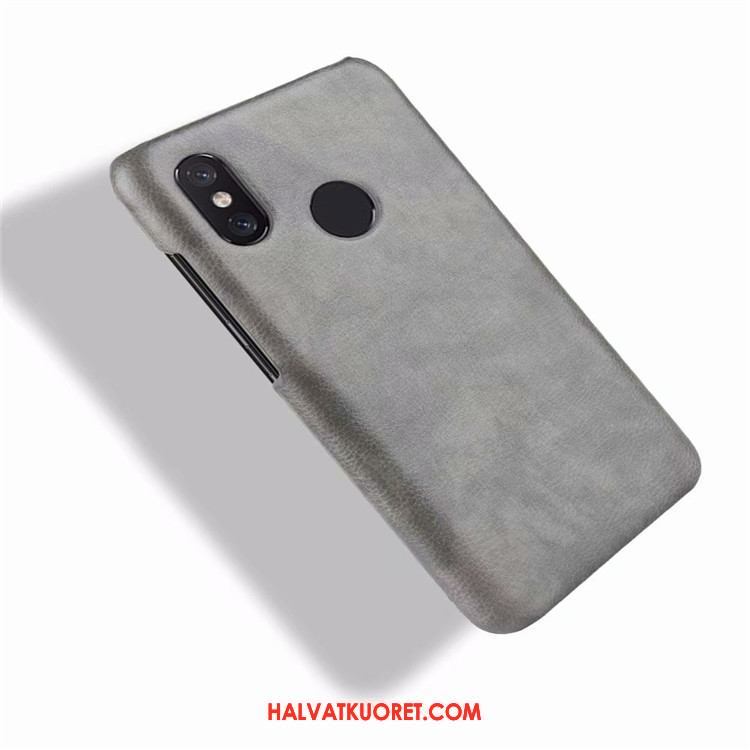 Xiaomi Mi Max 3 Kuoret Krokotiili Vuosikerta Nahka, Xiaomi Mi Max 3 Kuori Kukkakuvio Kotelo Braun Beige