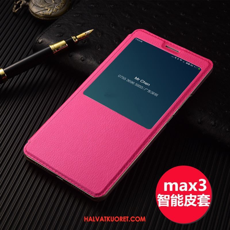 Xiaomi Mi Max 3 Kuoret Nahkakotelo Puhelimen, Xiaomi Mi Max 3 Kuori Valkoinen Pieni Beige