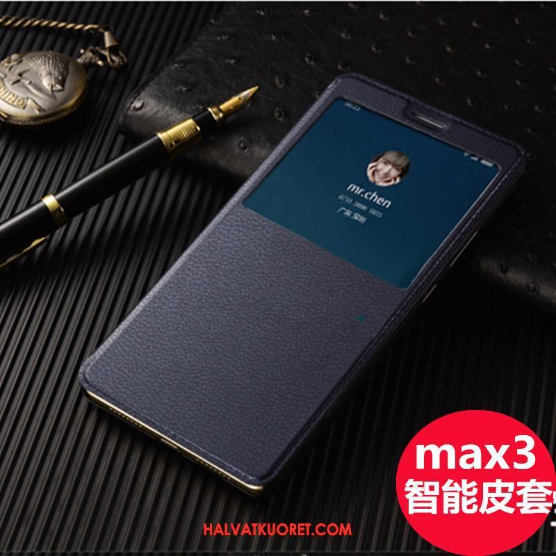 Xiaomi Mi Max 3 Kuoret Nahkakotelo Puhelimen, Xiaomi Mi Max 3 Kuori Valkoinen Pieni Beige