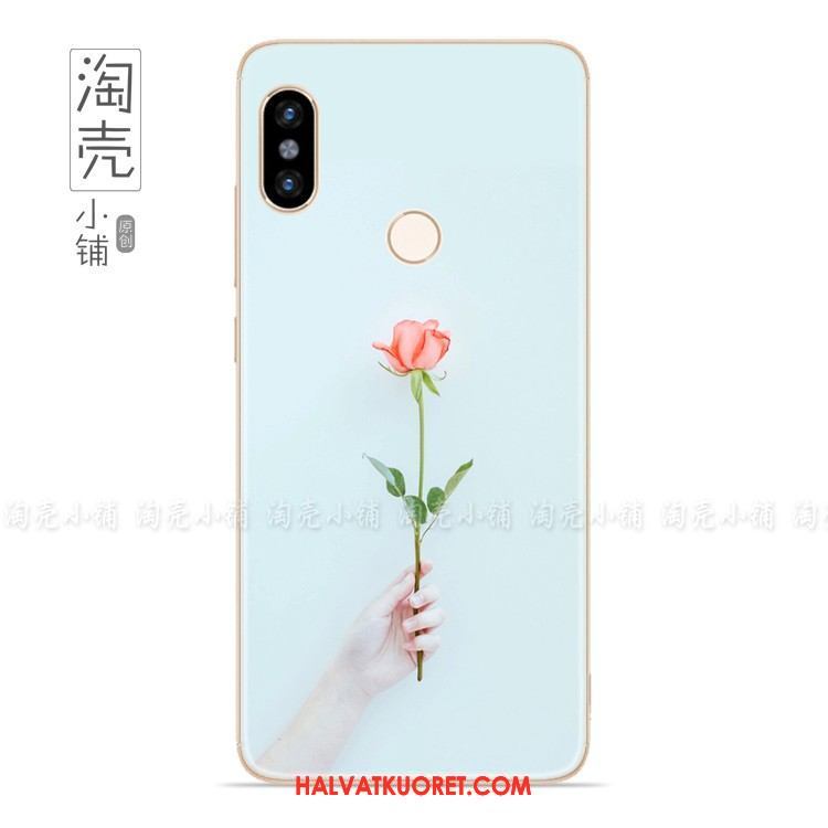 Xiaomi Mi Max 3 Kuoret Pinkki Kustannukset Sininen, Xiaomi Mi Max 3 Kuori Taide Silikoni Beige