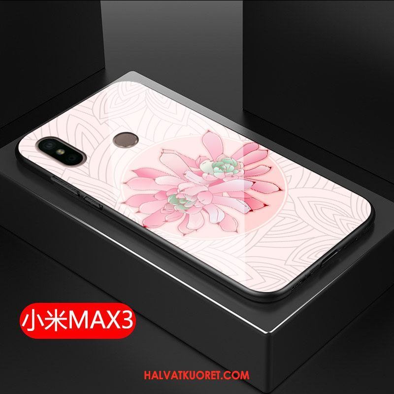 Xiaomi Mi Max 3 Kuoret Punainen Pehmeä Neste Pieni, Xiaomi Mi Max 3 Kuori Taide Kotelo Beige