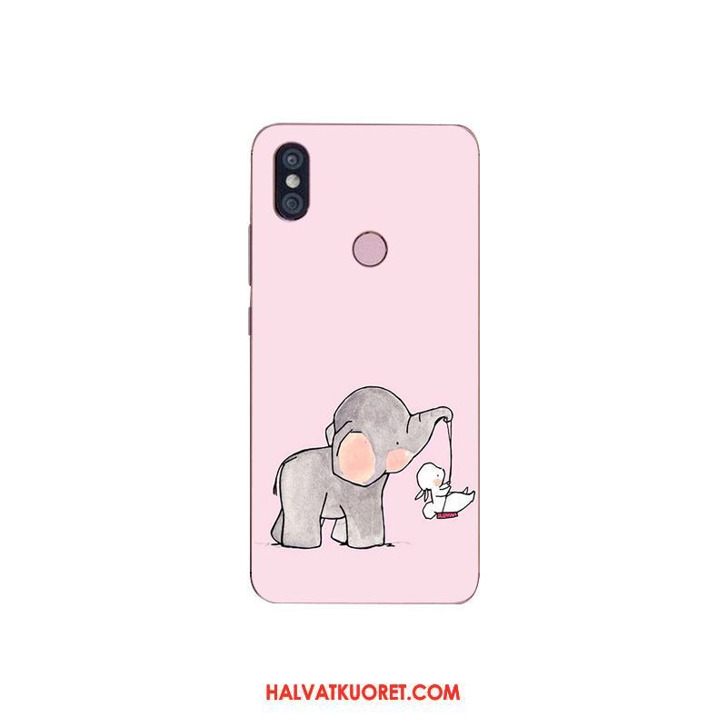 Xiaomi Mi Max 3 Kuoret Sarjakuva Pieni Kotelo, Xiaomi Mi Max 3 Kuori Sininen Beige
