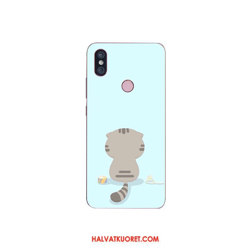 Xiaomi Mi Max 3 Kuoret Sarjakuva Pieni Kotelo, Xiaomi Mi Max 3 Kuori Sininen Beige