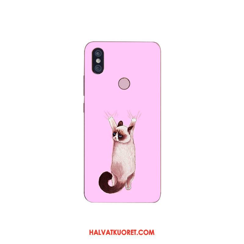Xiaomi Mi Max 3 Kuoret Sarjakuva Pieni Kotelo, Xiaomi Mi Max 3 Kuori Sininen Beige