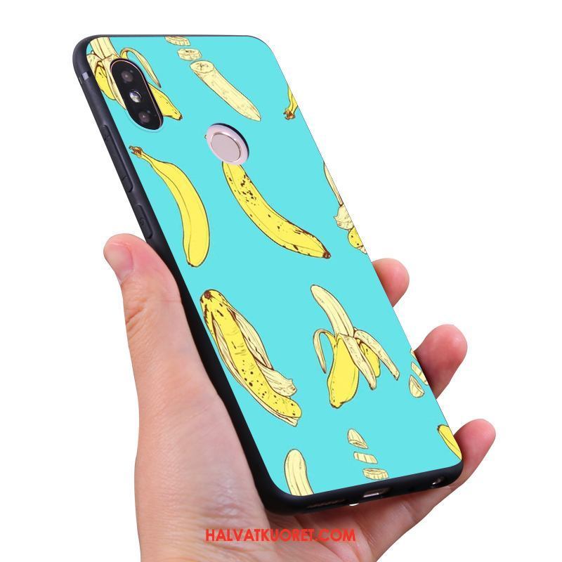 Xiaomi Mi Max 3 Kuoret Silikoni Vesimeloni Mansikka, Xiaomi Mi Max 3 Kuori All Inclusive Pieni Beige
