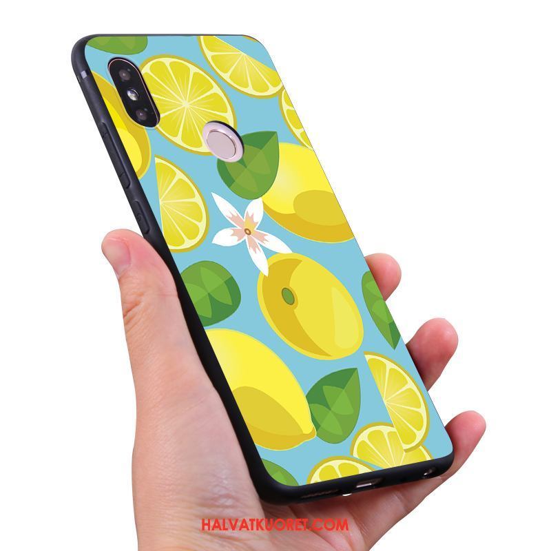 Xiaomi Mi Max 3 Kuoret Silikoni Vesimeloni Mansikka, Xiaomi Mi Max 3 Kuori All Inclusive Pieni Beige