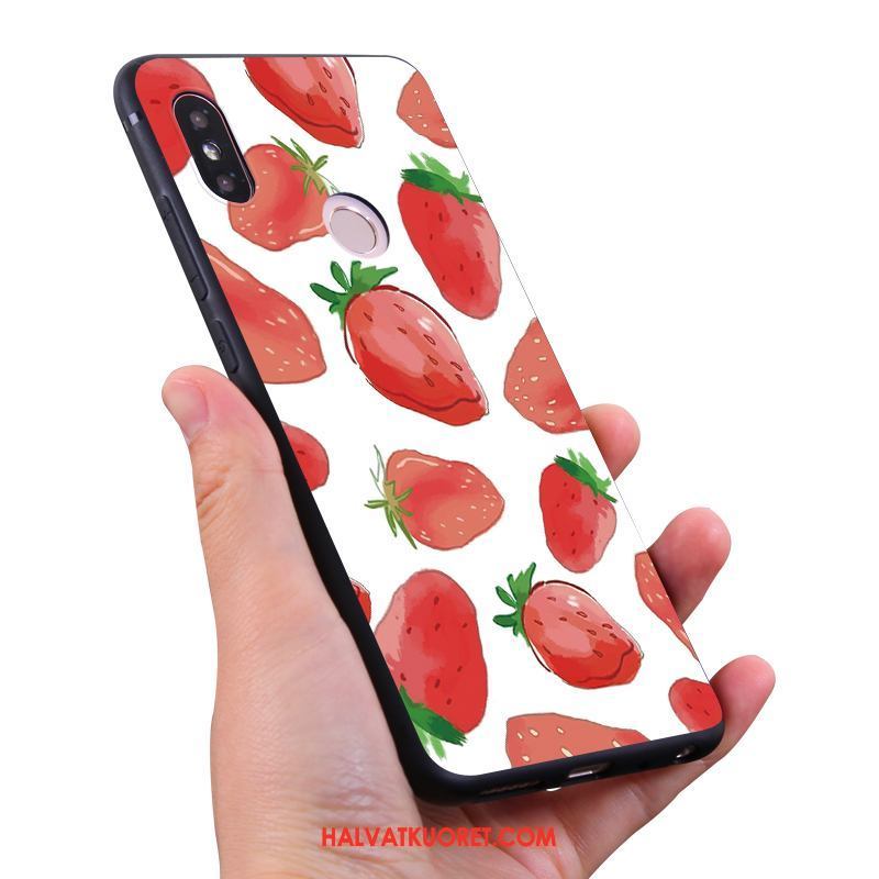 Xiaomi Mi Max 3 Kuoret Silikoni Vesimeloni Mansikka, Xiaomi Mi Max 3 Kuori All Inclusive Pieni Beige